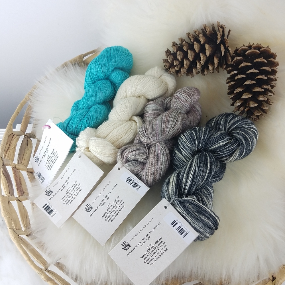 Luxury Lace Yarn: Baby Alpaca, Cashmere & Silk - Picture 7 of 8